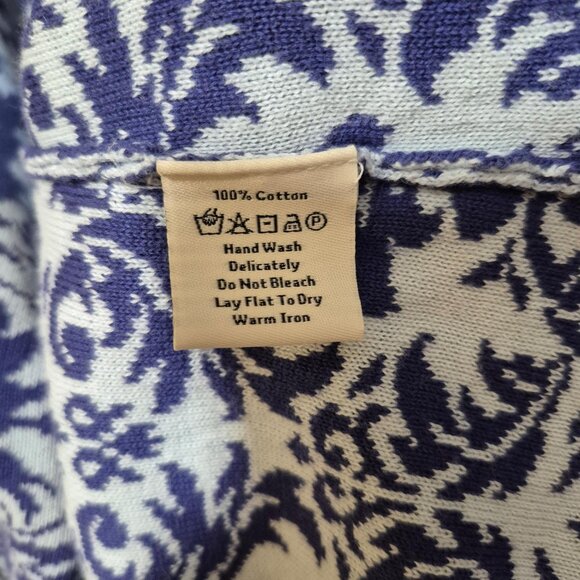 Neve Designs Womens Sweater Size S Tight Knit Cotton Wrap Cardigan Long Sleeve - Picture 5 of 6